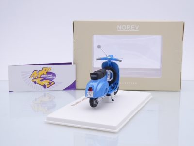Preview: Norev 182100 # Vespa 125 Primavera Roller Baujahr 1972 " blaumetallic " 1:18