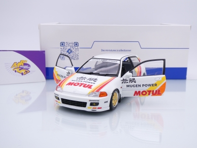 Preview: Solido S1810404 # Honda Civic EG6 Baujahr 1991 " Mugen Power Racing - Motul " 1:18