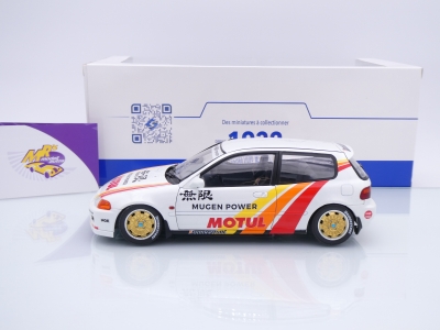 Preview: Solido S1810404 # Honda Civic EG6 Baujahr 1991 " Mugen Power Racing - Motul " 1:18