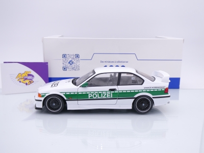 Preview: Solido S1803915 # BMW M3 E36 Coupe Baujahr 1991 " Drift Polizei " 1:18