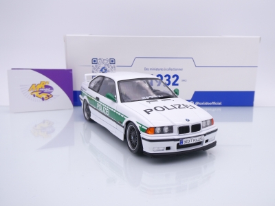 Solido S1803915 # BMW M3 E36 Coupe Baujahr 1991 " Drift Polizei " 1:18