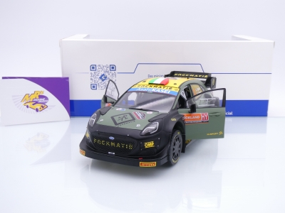 Preview: Solido S1809505 # Ford Puma Rally1 Hybrid #37 7th Neuseeland Rallye 2022 " L. Bertelli - L. Granai " 1:18