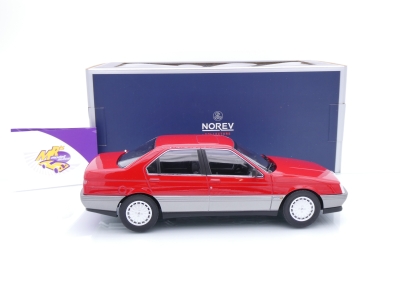 Preview: Norev 187866 # Alfa Romeo 164 Baujahr 1991 " alfarot-silber " 1:18