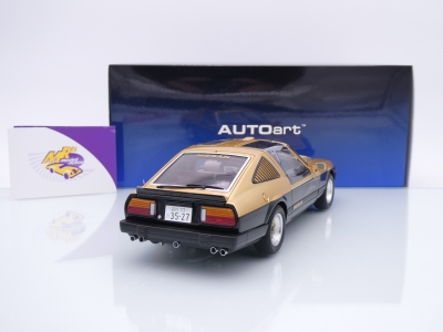 Preview: AUTOart 77476 # Nissan Fairlady Z (S130) 280Z Seibu-Keisatsu Super Z Baujahr 1979 " goldmetallic-schwarz " 1:18