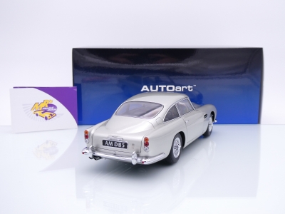 Preview: AUTOart 70287 # Aston Martin DB5 Baujahr 1964 " silbermetallic " 1:18