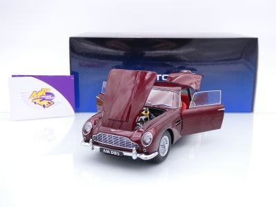 Preview: AUTOart 70289 # Aston Martin DB5 Baujahr 1964 " dunkelrotmetallic " 1:18