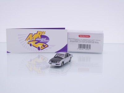Wiking 0234 03 # Opel Manta B Baujahr 1975-88 " silbermetalllic-schwarz " 1:87
