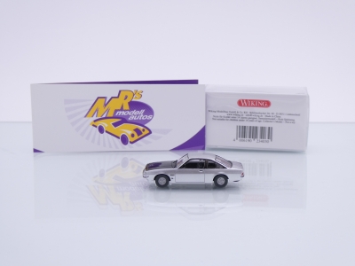 Preview: Wiking 0234 03 # Opel Manta B Baujahr 1975-88 " silbermetalllic-schwarz " 1:87