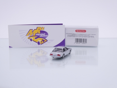 Preview: Wiking 0234 03 # Opel Manta B Baujahr 1975-88 " silbermetalllic-schwarz " 1:87