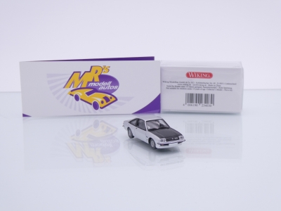 Preview: Wiking 0234 03 # Opel Manta B Baujahr 1975-88 " silbermetalllic-schwarz " 1:87