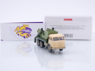 Preview: Wiking 0679 08 # Henschel Absetzkipper Baujahr 1955-61 " elfenbein-grün " 1:87