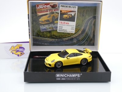 Preview: Minichamps 410066029 # Porsche 911 (991.2) GT3 Baujahr 2017 " Sport Auto Supertest " 1:43