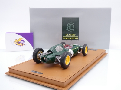 Preview: Tecnomodel TM18-341D # Lotus 24 F1 #22 Großbritannien GP 1962 " Jim Clark " 1:18