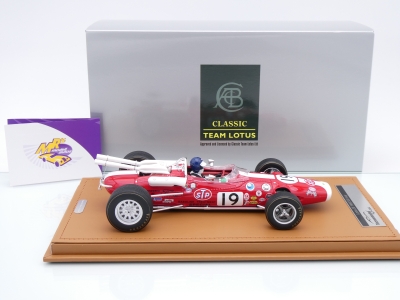 Preview: Tecnomodel TM18-319C # Lotus 38 #19 2nd Indianapolis 500 1966 " Jim Clark " 1:18