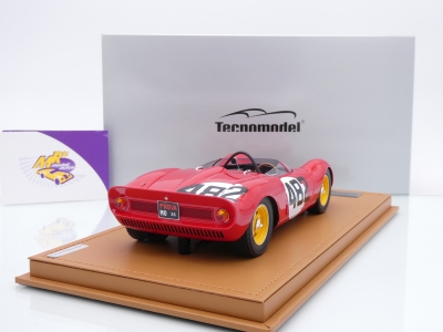 Preview: Tecnomodel TM18-234C # Ferrari 206 Dino SP Winner Cesana 1965 " L. Scarfiotti " 1:18