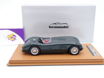 Preview: Tecnomodel TM18-290A # Jaguar C-Typ Press Version 1953 " British Racing Green " 1:18