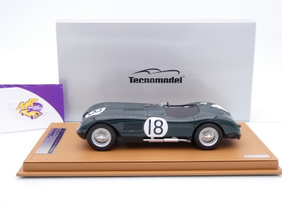 Preview: Tecnomodel TM18-290B # Jaguar C-Typ #18 Win 24h Le Mans 1953 " D. Hamilton - T. Rolt " 1:18