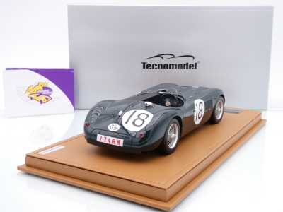 Preview: Tecnomodel TM18-290B # Jaguar C-Typ #18 Win 24h Le Mans 1953 " D. Hamilton - T. Rolt " 1:18