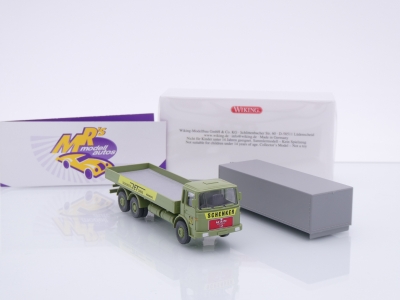 Preview: Wiking 0456 02 # MAN Pritschen-LKW Baujahr 1967-72 " Schenker Jet Cargo " 1:87