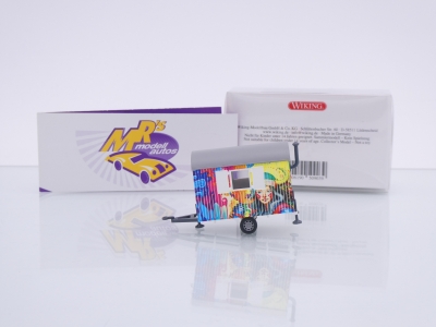 Preview: Wiking 0656 09 # 1-achs Bauwagen Baujahr 1967-85 " Graffiti Design " 1:87
