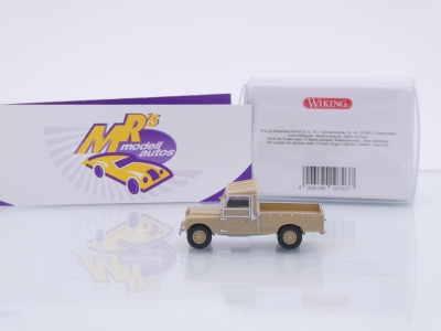 Preview: Wiking 0107 03 # Land Rover Pickup Baujahr 1954-58 " cremebeige " 1:87