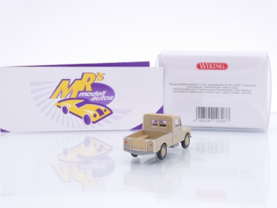 Preview: Wiking 0107 03 # Land Rover Pickup Baujahr 1954-58 " cremebeige " 1:87