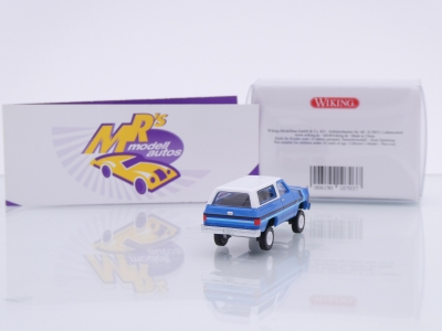 Preview: Wiking 0111 02 # Chevrolet K5 Blazer SUV Baujahr 1975-76 " lichtblau-weiß " 1:87