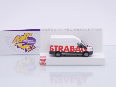 Preview: Busch 54512 # Ford Transit Kasten 2014 " Strabag " 1:87