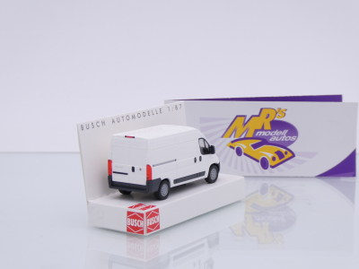 Preview: Busch 54600 # Fiat Ducato Kastenwagen Baujahr 2014 " weiß " 1:87