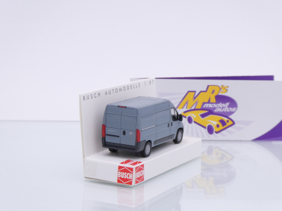 Preview: Busch 54602 # Fiat Ducato Kastenwagen Baujahr 2014 " dunkelgrau " 1:87