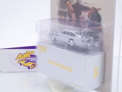 Preview: TSM MINI GT MGT00900-007F # Aston Martin DB5 1965 " James Bond Goldfinger - Frankreich Edition " 1:64