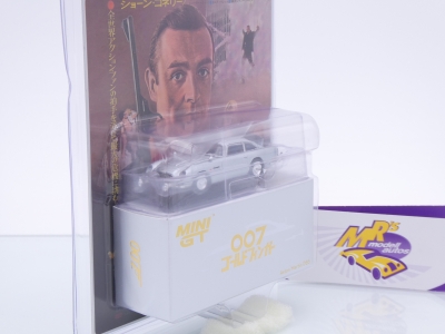 Preview: TSM MINI GT MGT00900-007J # Aston Martin DB5 1965 " James Bond Goldfinger - Japan Edition " 1:64