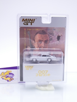 Preview: TSM MINI GT MGT00900-007J # Aston Martin DB5 1965 " James Bond Goldfinger - Japan Edition " 1:64