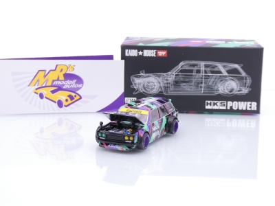 Preview: TSM MINI GT KHMG144 # Datsun 510 Wagon " Kaido House / HKS Version 1 " 1:64