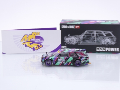 Preview: TSM MINI GT KHMG144 # Datsun 510 Wagon " Kaido House / HKS Version 1 " 1:64