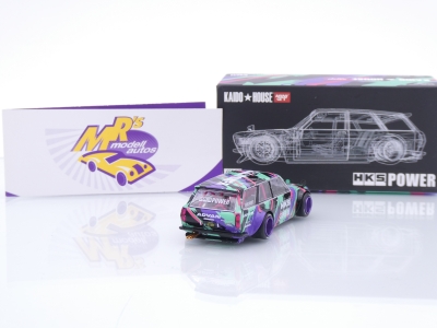 Preview: TSM MINI GT KHMG144 # Datsun 510 Wagon " Kaido House / HKS Version 1 " 1:64