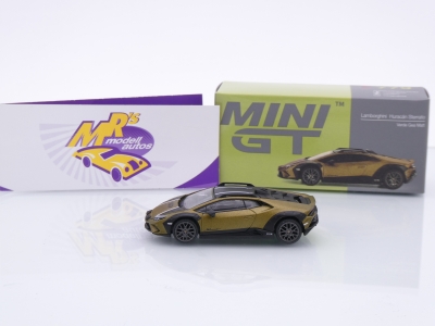 Preview: TSM MINI GT MGT00779-L # Lamborghini Huracan Sterrato LHD " Verde Gea Matt " 1:64