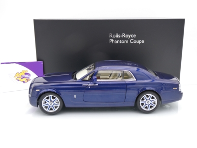 Preview: Kyosho 08862BLM # Rolls-Royce Phantom Coupe Baujahr 2008 " dunkelblaumetallic " 1:18