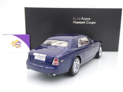 Preview: Kyosho 08862BLM # Rolls-Royce Phantom Coupe Baujahr 2008 " dunkelblaumetallic " 1:18
