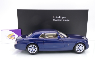 Preview: Kyosho 08862BLM # Rolls-Royce Phantom Coupe Baujahr 2008 " dunkelblaumetallic " 1:18