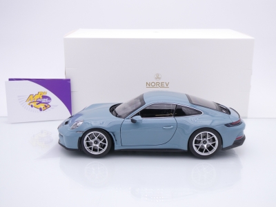 Preview: Norev 187470 # Porsche 911 (992) S/T Coupe Baujahr 2023 " Meissenblau " 1:18