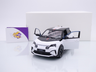 Preview: Norev 185452 # Alpine A290 GTS Electric Baujahr 2025 " weiß-schwarz " 1:18