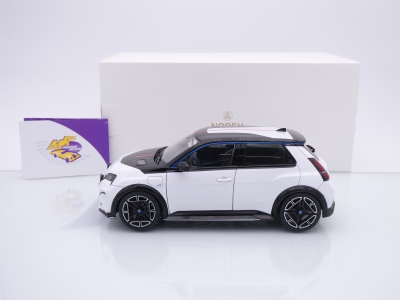 Preview: Norev 185452 # Alpine A290 GTS Electric Baujahr 2025 " weiß-schwarz " 1:18