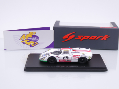 Preview: Spark S9776 # Porsche 907 #24 18th 24h Le Mans 1972 " W. Brun - H. Bayard " 1:43