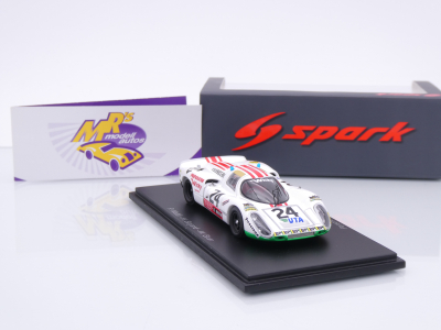 Preview: Spark S9776 # Porsche 907 #24 18th 24h Le Mans 1972 " W. Brun - H. Bayard " 1:43