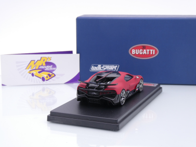 Preview: Look Smart LS497E # Bugatti Divo Baujahr 2018 " Italian Red Matt / Black " 1:43