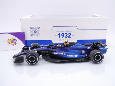 Preview: Solido S1814402 # Williams FW46 F1 Saudi Arabien GP 2024 " Logan Sargeant " 1:18