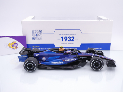 Preview: Solido S1814402 # Williams FW46 F1 Saudi Arabien GP 2024 " Logan Sargeant " 1:18