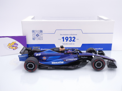 Preview: Solido S1814401 # Williams FW46 F1 #23 Saudi Arabien GP 2024 " Alex Albon " 1:18