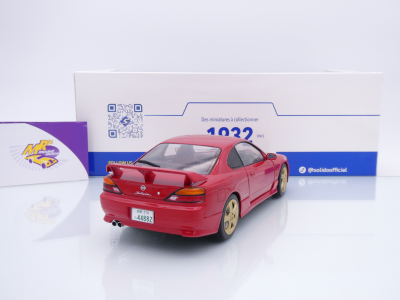 Preview: Solido S1812202 # Nissan Silvia S15 Spec-R Aero Baujahr 1999 " Flammenrot " 1:18